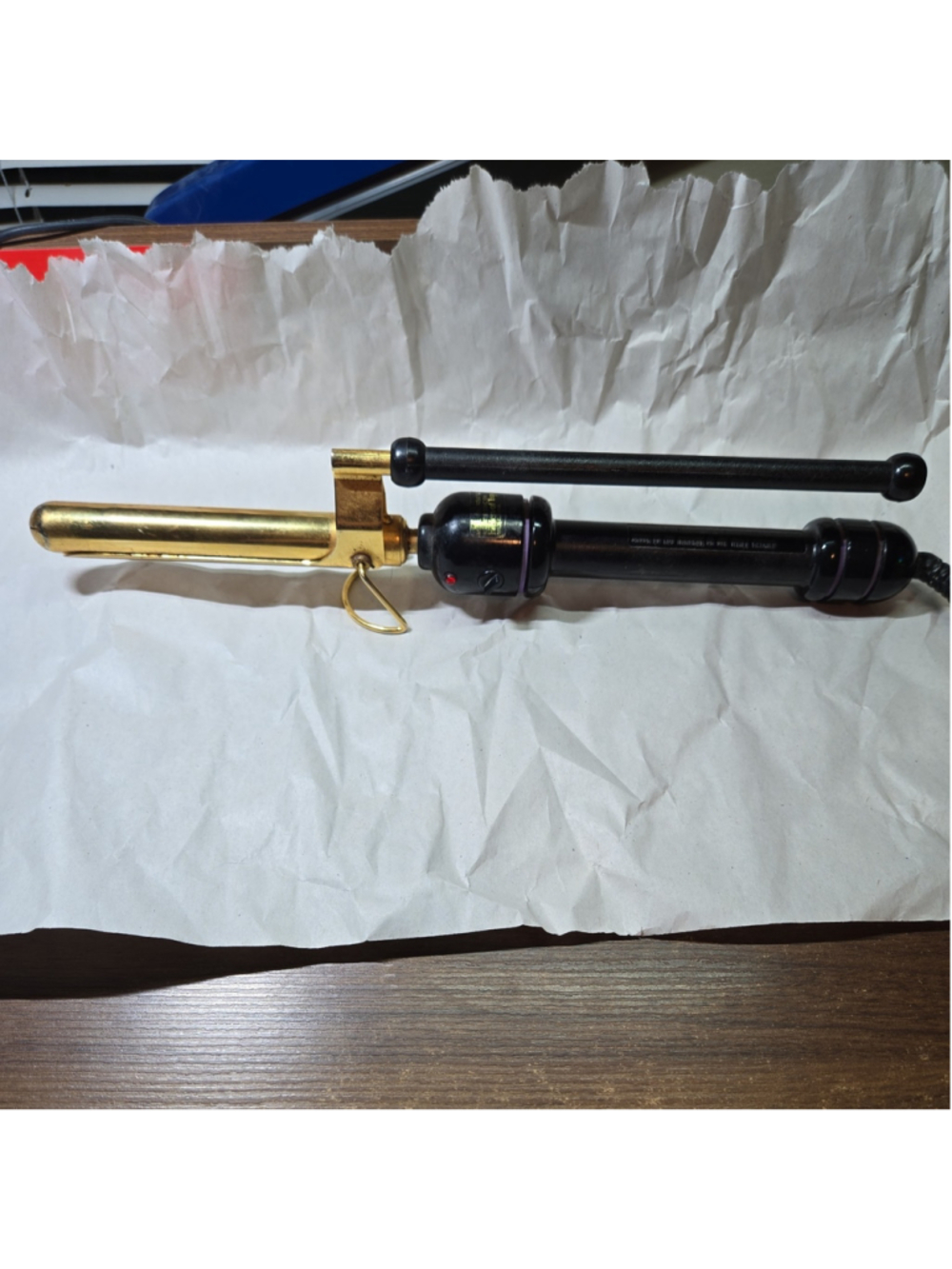 Hot Tools Professional Model 1105 Curling Iron Gold Barrel 3/4" Tested Working